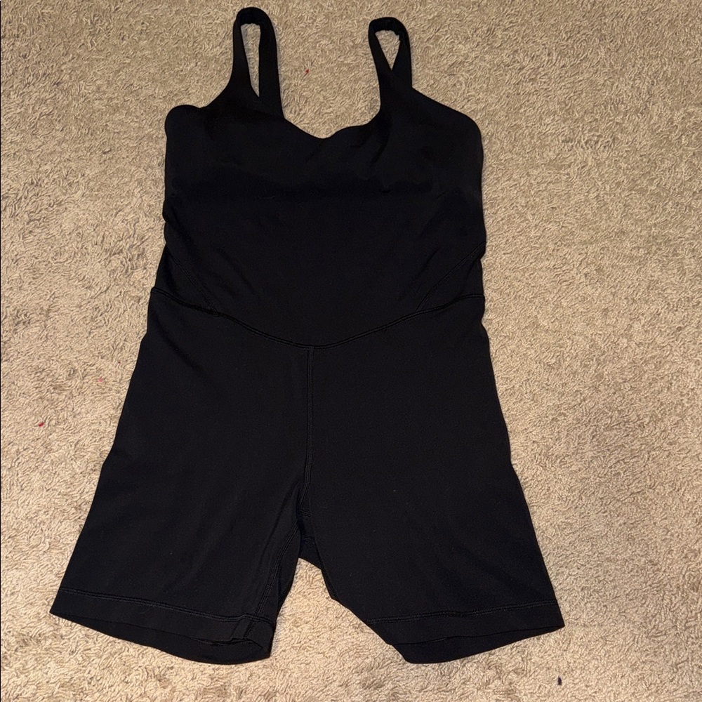 Lululemon Align 6” Black Bodysuit